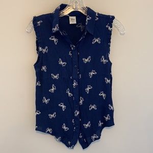 Disney Sleeveless Bow Blouse by Lauren Conrad S